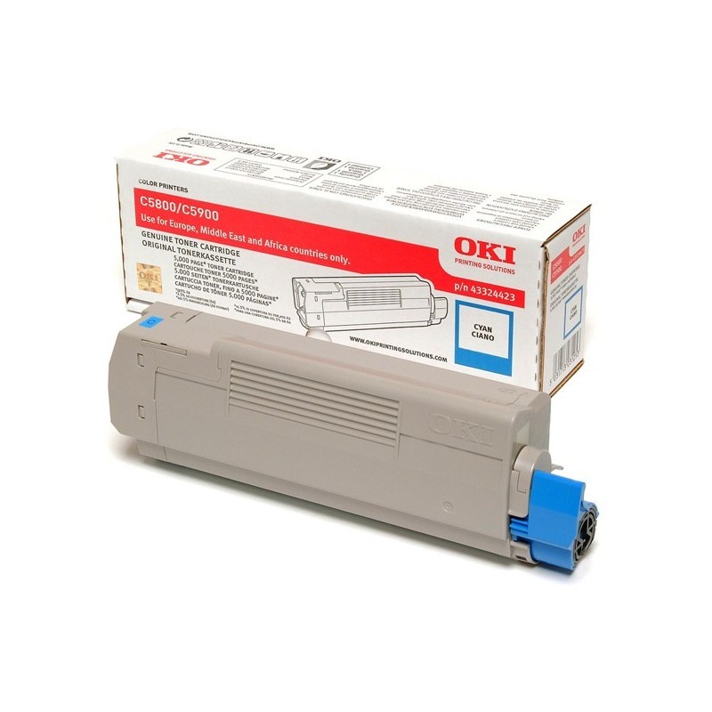 OKI 43324423 cartuccia toner 1 pz Originale Ciano