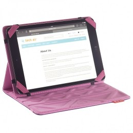 Techair TAXUT022 custodia per tablet 17,8 cm (7") Custodia a libro Rosa, Viola