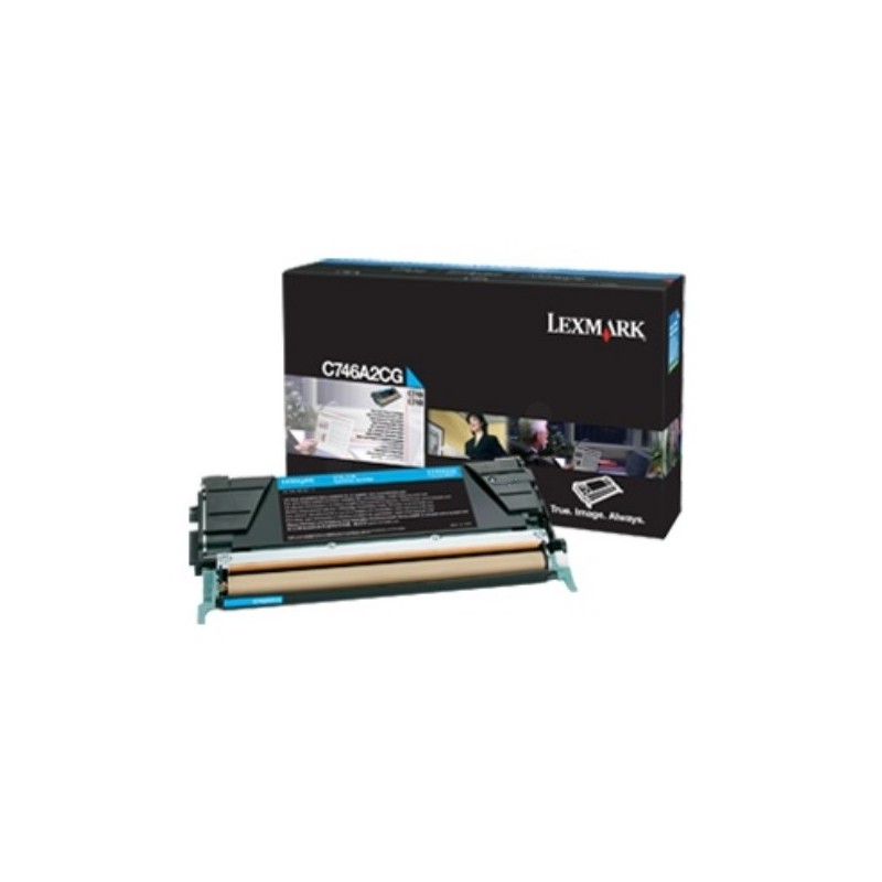 Lexmark C746A3CG cartuccia toner 1 pz Originale Ciano