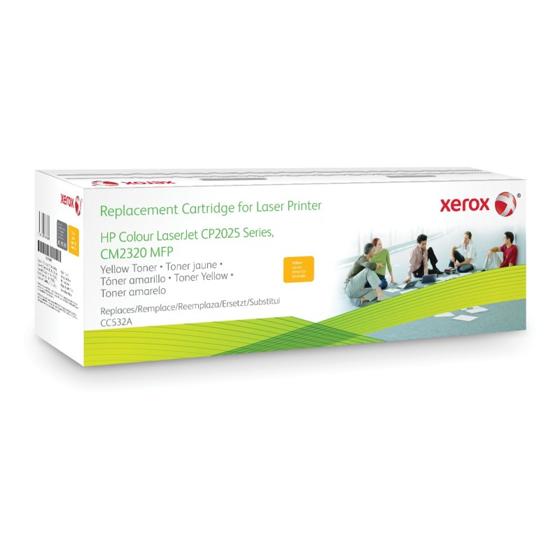 Xerox Cartuccia toner giallo. Equivalente a HP CC532A. Compatibile con HP Colour LaserJet CM2320 MFP, Colour LaserJet