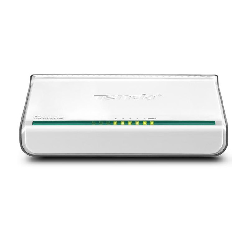 Tenda 5-Port Fast Ethernet Switch Non gestito Bianco