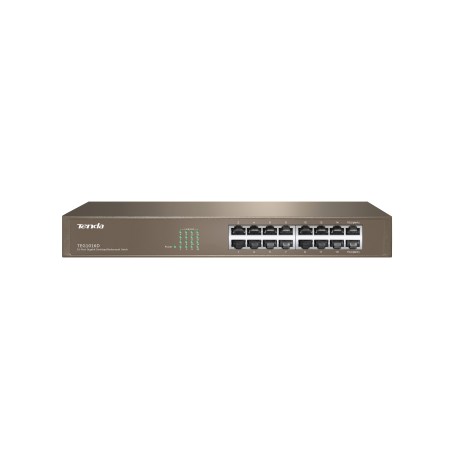 Tenda 16-port Gigabit Ethernet Switch Non gestito Blu