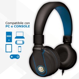 Techmade TM-IP952-INTER cuffia e auricolare Cablato A Padiglione Musica e Chiamate Nero, Blu