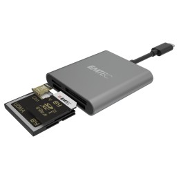 Emtec ECCAREADT610C lettore di schede USB 3.1 Grigio