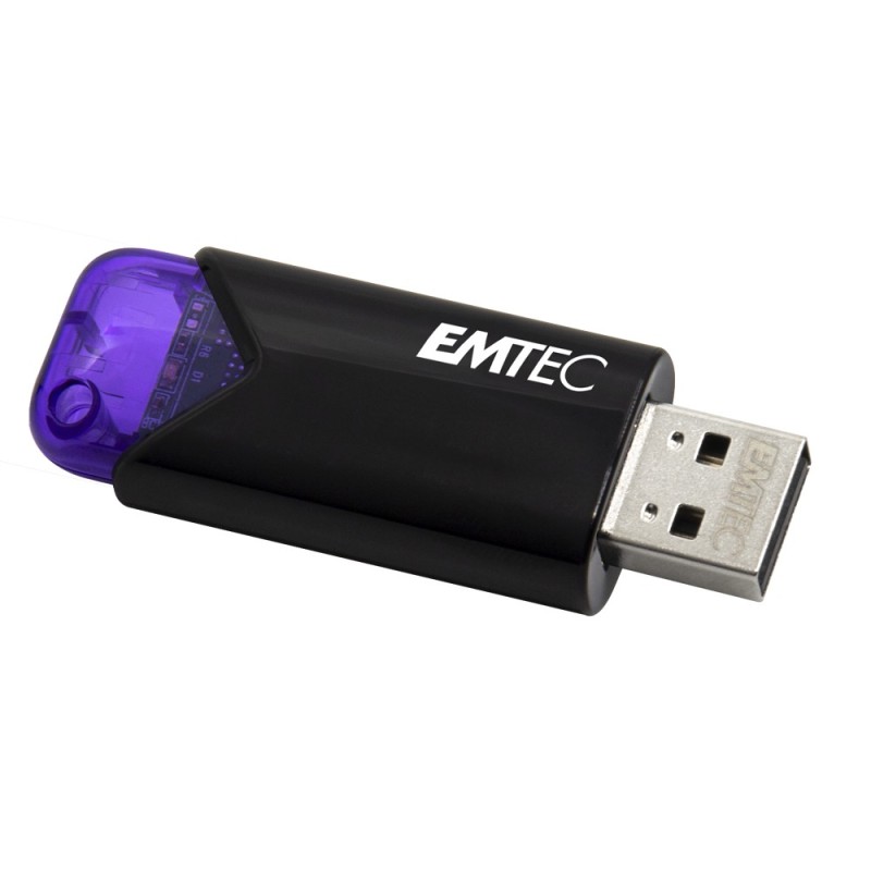 Emtec Click Easy unità flash USB 128 GB USB tipo A 3.2 Gen 1 (3.1 Gen 1) Nero, Viola