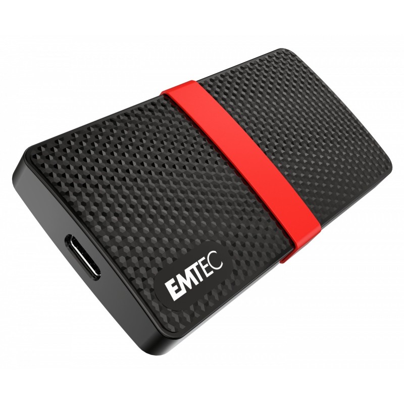 Emtec X200 256 GB Nero, Rosso