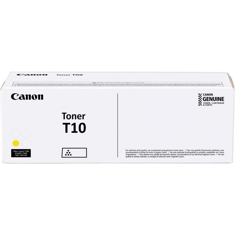 Canon T10 cartuccia toner 1 pz Originale Giallo