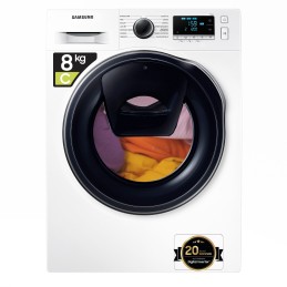Samsung WW8NK62E0RW ET lavatrice slim a caricamento frontale Addwash™ 8 kg Classe C 1200 giri min, Porta nera old + panel nero