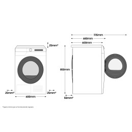 Samsung WW10T504DAW lavatrice Caricamento frontale 10,5 kg 1400 Giri min Bianco