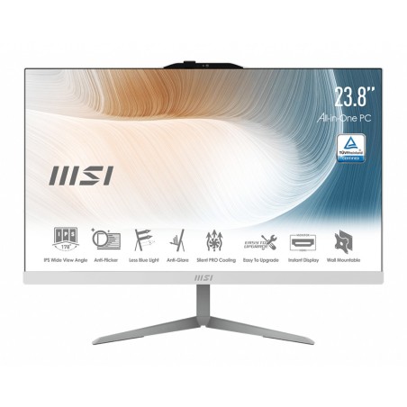 MSI AM242 11M-865EU Intel® Pentium® Gold 7505 60,5 cm (23.8") 1920 x 1080 Pixel PC All-in-one 4 GB DDR4-SDRAM 128 GB SSD