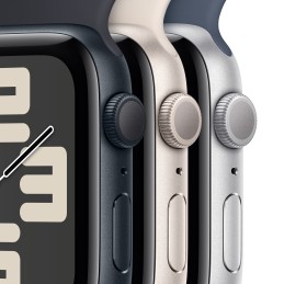 Apple Watch SE GPSCassa 40mm in Alluminio Mezzanotte con Cinturino Sport Mezzanotte - M L