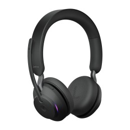 Jabra Evolve2 65, MS Stereo Auricolare Wireless A Padiglione Ufficio USB tipo A Bluetooth Nero