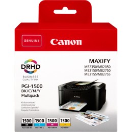 Canon Confezione multipla di inchiostri PGI-1500 BK C M Y