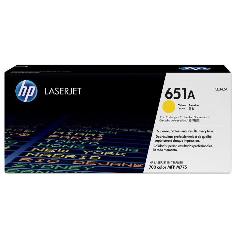 651A - Gelb - original - LaserJet - Tonerpatrone (CE342A)