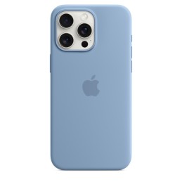 Apple Custodia MagSafe in silicone per iPhone 15 Pro Max - Blu inverno