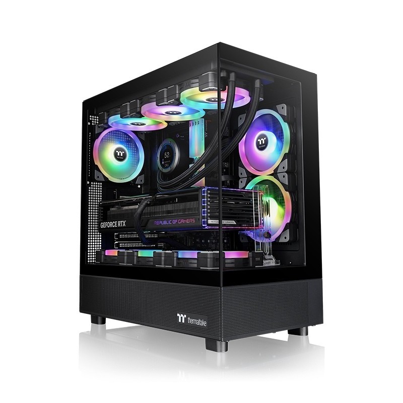 THERMALTAKE View 270 TG ARGB Mid Tower E-ATX Gehäuse Sichtfenster schwarz