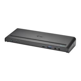 i-tec CATRIPLE4KDOCKPD replicatore di porte e docking station per laptop Cablato USB 3.2 Gen 1 (3.1 Gen 1) Type-C Nero