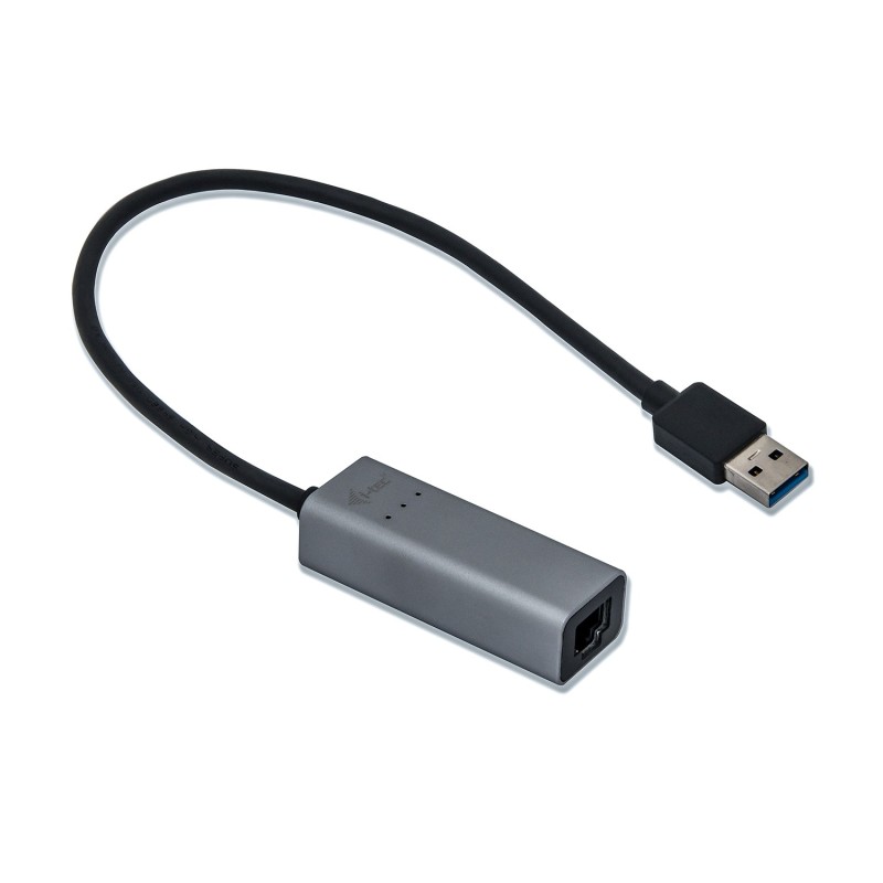 i-tec USB 3.0 Netzwerk Adapter 0,28m Typ-A a Gigabit Ethernet St./Bu. grau