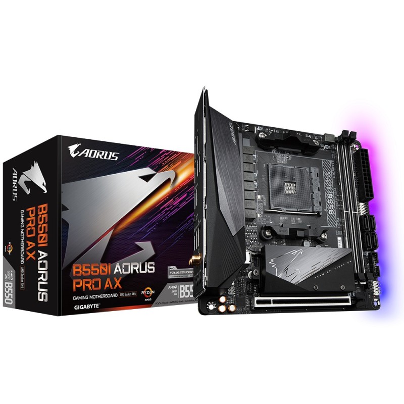 B550I AORUS PRO AX - AMD - Socket AM4 - AMD Ryzen 3 3rd Gen - 3rd Generation ...