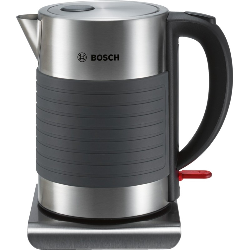 Bosch TWK7S05 bollitore elettrico 1,7 L 2200 W Nero, Grigio