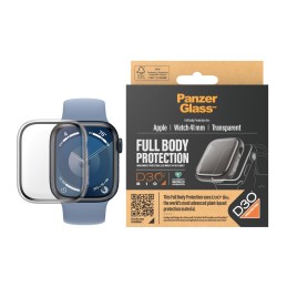 PanzerGlass Apple Watch Full Body Case D30 Trasparente Vetro temperato, Polietilene tereftalato (PET)