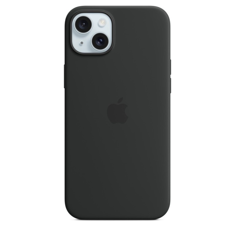 Apple Original iPhone 15 Plus Silicone Case mit MagSafe - Schwarz