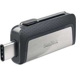 SanDisk Ultra Dual Drive USB Type-C unità flash USB 64 GB USB Type-A   USB Type-C 3.2 Gen 1 (3.1 Gen 1) Nero, Argento