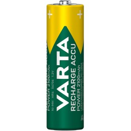 Varta Recharge Accu Power AA 2100 mAh Blister da 4 (Batteria NiMH Accu Precaricata, Mignon, batteria ricaricabile, pronta