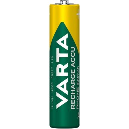 Varta Recharge Accu Phone AAA 800 mAh Blister da 2 (Batteria NiMH Accu, Micro, ricaricabile)