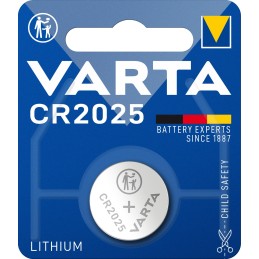 Varta LITHIUM Coin CR2025 (Batteria a bottone, 3V) Blister da 1