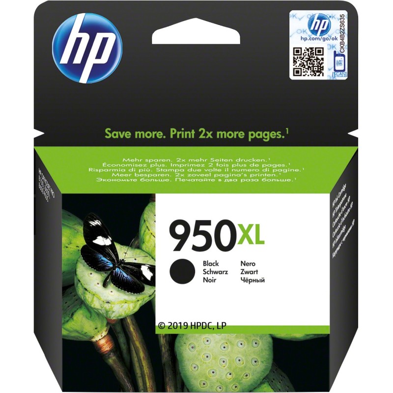 HP Cartuccia originale inchiostro nero ad alta capacità 950XL HP Cartuccia originale inchiostro nero ad alta capacità 950XL