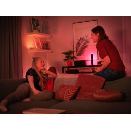 Philips Hue White and Color ambiance Play Kit Base con alimentatore 2 pezzi Nero