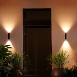 Philips Hue White and Color ambiance Appear Lampada Smart a parete Up Down Nero in Alluminio