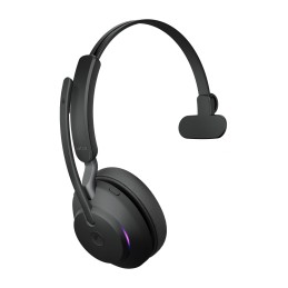 Jabra Evolve2 65, MS Mono Auricolare Wireless A Padiglione Ufficio USB tipo A Bluetooth Nero