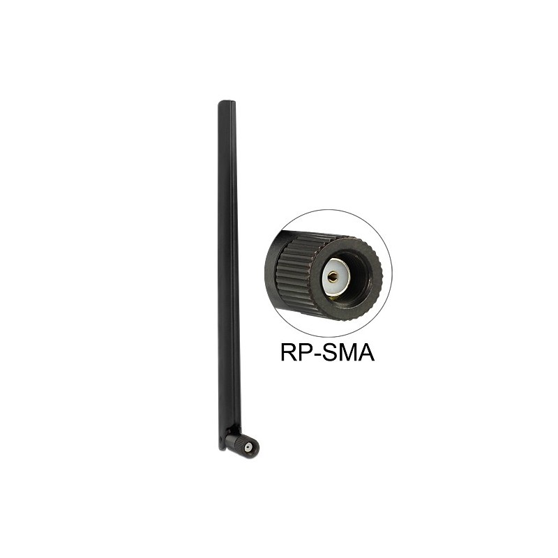 DeLOCK 88900 antenna di rete Antenna omnidirezionale RP-SMA 6 dBi