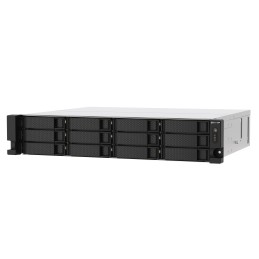 QNAP TS-1273AU-RP-8G server NAS e di archiviazione Armadio (2U) Collegamento ethernet LAN Alluminio, Nero V1500B
