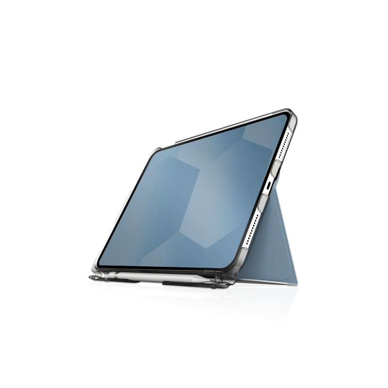 STM STM-222-383KX-03 custodia per tablet 27,7 cm (10.9") Custodia a libro Blu, Trasparente