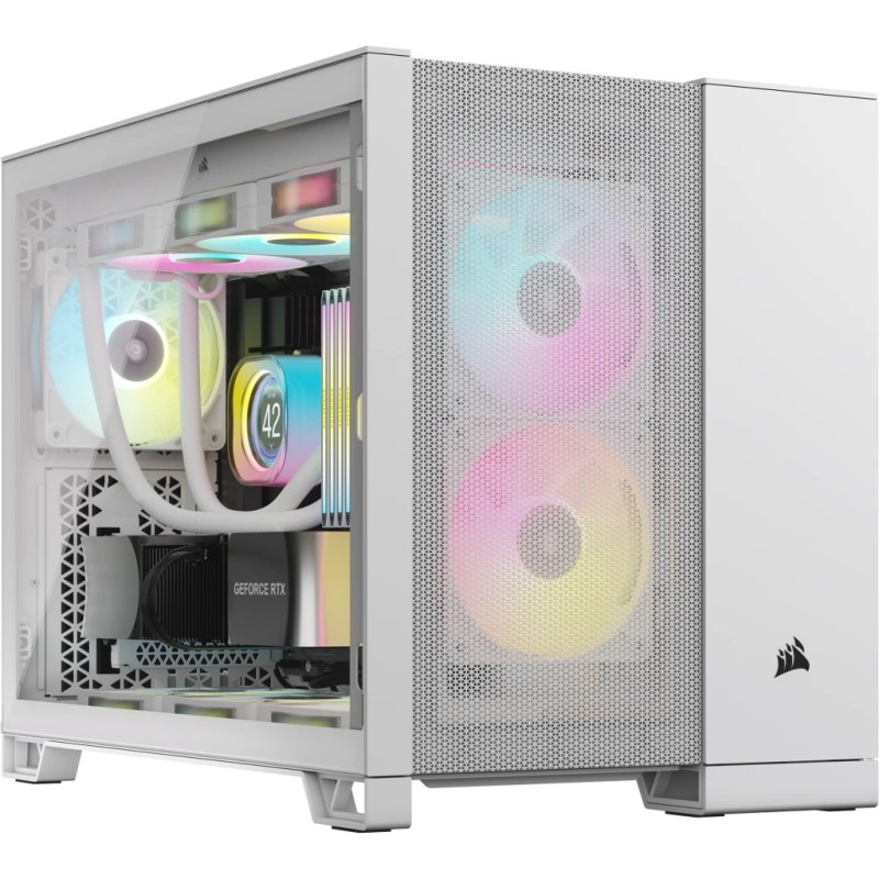 2500D AIRFLOW - Mid tower - micro ATX - Seitenteil mit Fenster (gehartetes Glas)