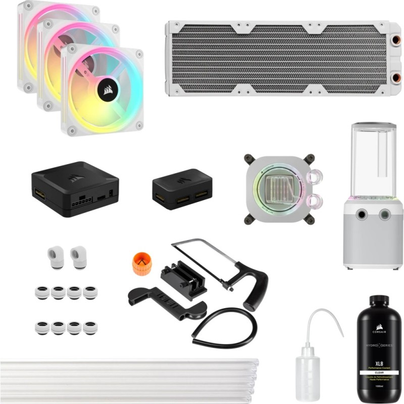 CPC Hydro X iCUE XH405i RGB Kit white