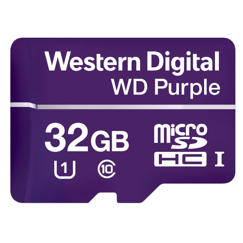 WD Purple Surveillance microSDXC Class 10 32GB