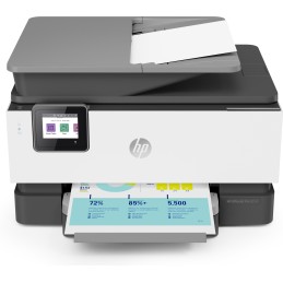 HP OfficeJet Pro Stampante multifunzione 9010, Colore, Stampante per Piccole e medie imprese, Stampa, copia, scansione, fax,
