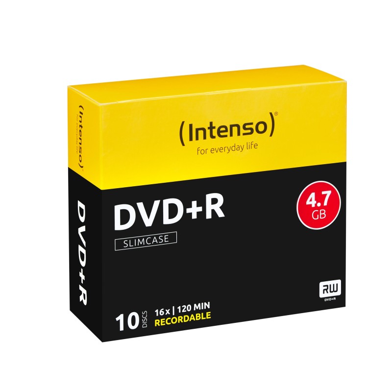 10 x DVD+R - 4.7 GB 16x - Slim Jewel