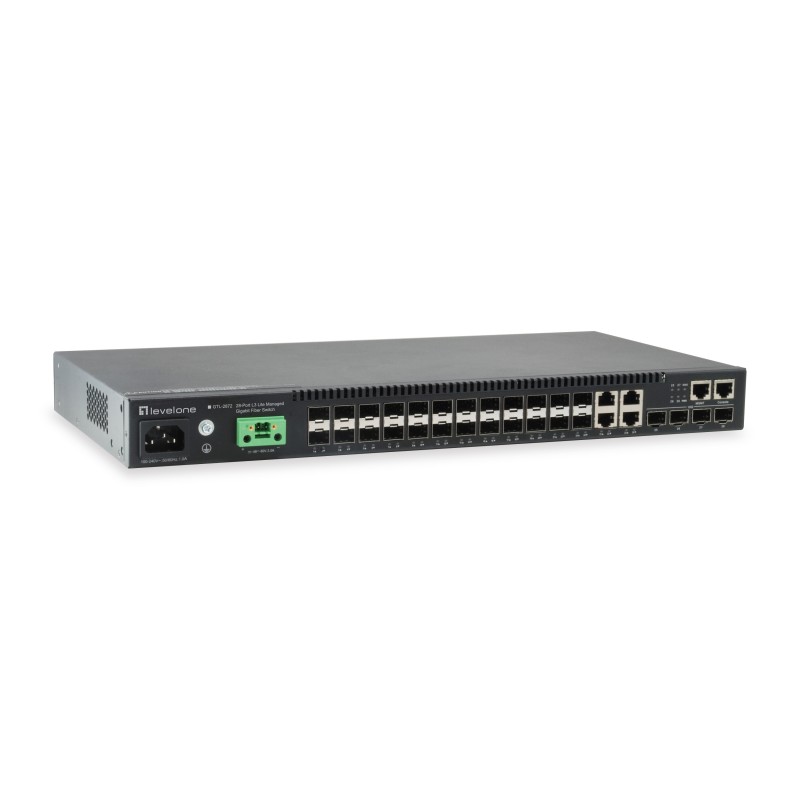 LevelOne GTL-2872 network switch Managed L3 None Black