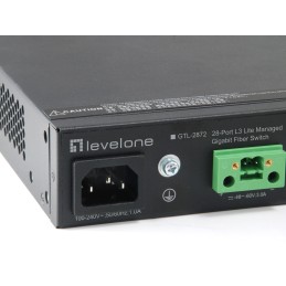LevelOne GTL-2872 switch di rete Gestito L3 Nero