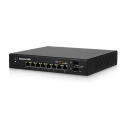 Ubiquiti EdgeSwitch 8 150W Gestito L2 L3 Gigabit Ethernet (10 100 1000) Supporto Power over Ethernet (PoE) Nero
