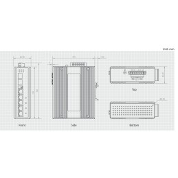 LevelOne IES-0610 switch di rete Gigabit Ethernet (10 100 1000) Supporto Power over Ethernet (PoE) Nero