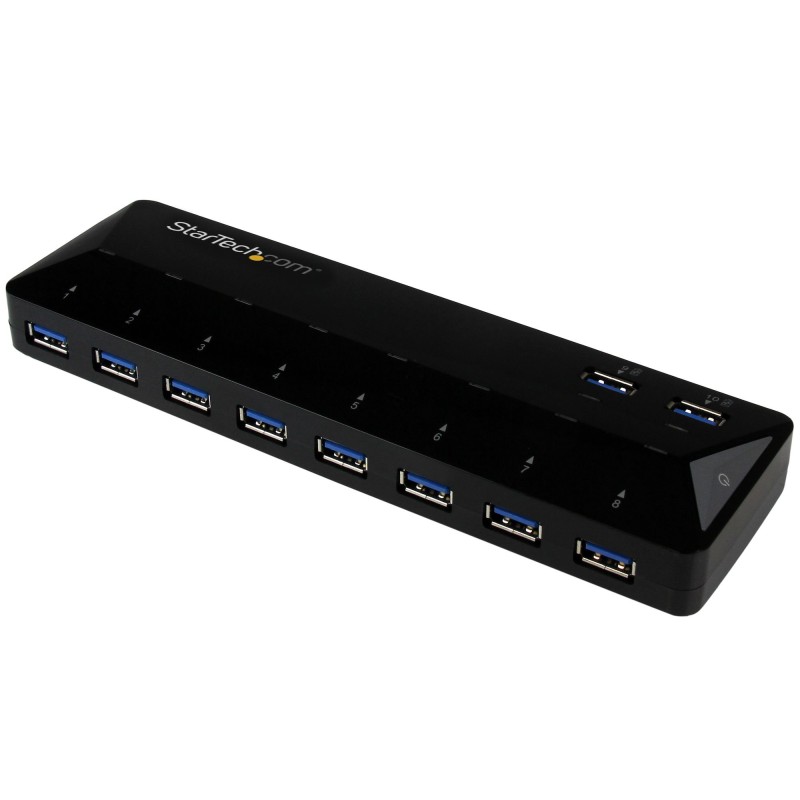 10 Port USB 3.0 Hub mit Lade- und Sync Port