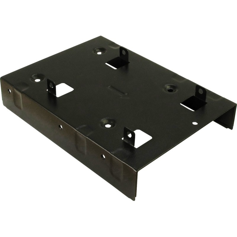 Inter-Tech 88885232 pannello drive bay 2x 2,5" Pannello incassato Nero