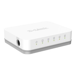 D-Link GO-SW-5G Non gestito Gigabit Ethernet (10 100 1000) Bianco