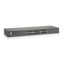 LevelOne GSW-2457 switch di rete Non gestito Gigabit Ethernet (10 100 1000) Nero